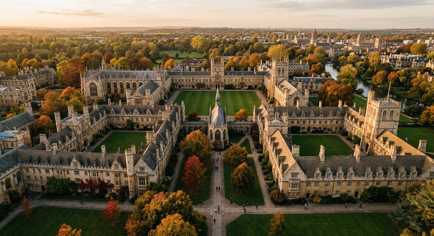 Aerial view of the Aurelian campus