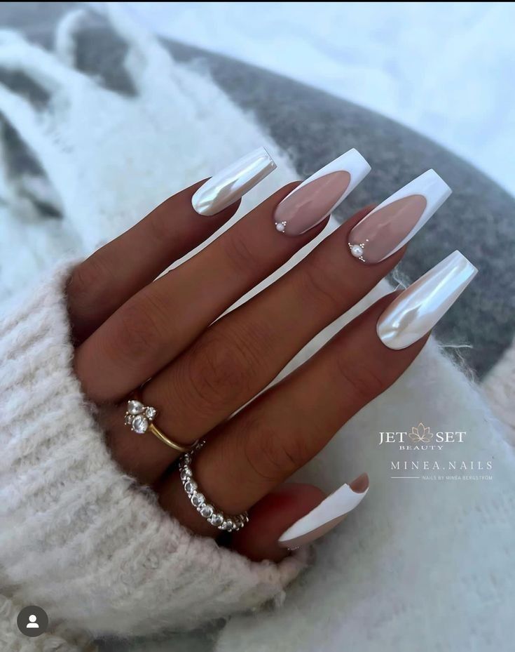 French Manicure elegant design