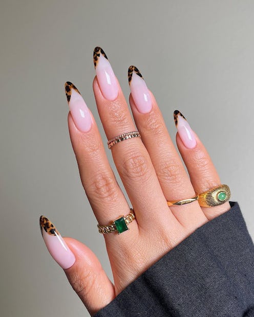 Crystal Embellishment nail art design