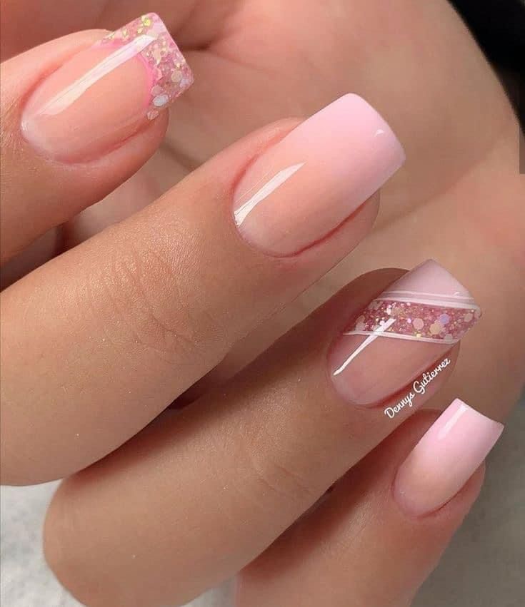 Galaxy Design nail art