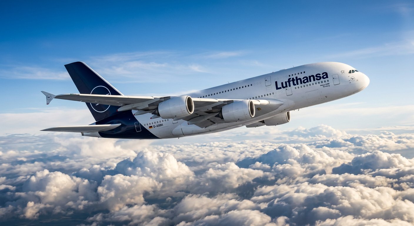 Airbus A380 in flight